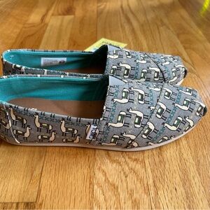 TOMS Classic Drizzle Gray Llamas🦙
